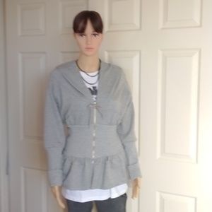 Sans Souci Tailored hoodie with pockets.